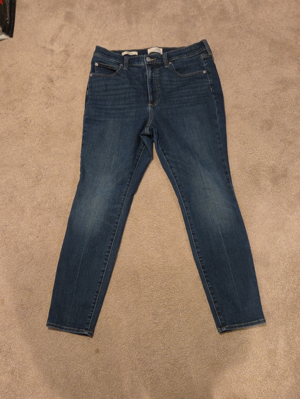 Women’s Dark Blue High Rise Skinny Jeans
